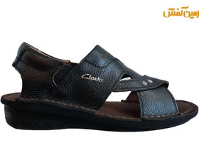 تصویر صندل تمام چرم مردانه کلارک مدل نایس کد 22146 Clarks men's leather sandals