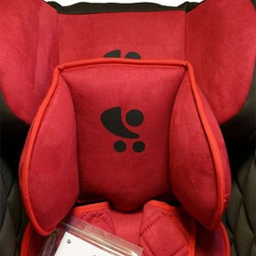 تصویر صندلی ماشین کودک ایزوفیکس دار Lorelli رنگ قرمز - مشکی 