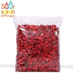 تصویر گل خشک قرمز یک کیلویی 