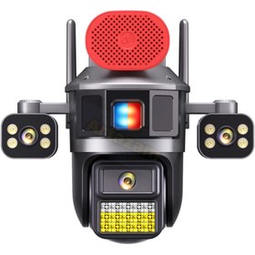 تصویر دوربین ۳ لنز چرخشی آژیردار Okampro 