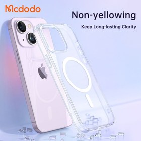 تصویر کاور گوشی اپل iPhone 14 Pro Max مک دودو مدل Crystal Pc Magnetic Mcdodo Crystal Pc Magnetic Cover for Apple iPhone 14 Pro Max