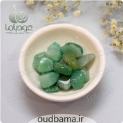 تصویر ریز سنگ آونتورین تامبل سنگ شانس و ثروت 