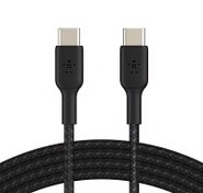 تصویر کابل بلکین USB type-C طول یک متر BoostCharge 1m USB-C to USB-C Braided Cable