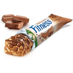 تصویر پروتئين بار رژيمی فيتنس با طعم شکلات شيری (بسته 16 تایی ) Nestlé FITNESS مدل Milk Chocolate Nestlé Fitness milk chocolate cereal bar with vitamins & minerals 16 pieces