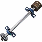 تصویر شفت و فولی دستگاه کاتر آسفالت و بتن 