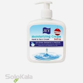 تصویر کرم پمپی سافت 450میل جی Jey Moisturizing Cream Soft 450ml