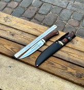 تصویر شکاری دسته طرح شاخ حیدری تیغه استیل 