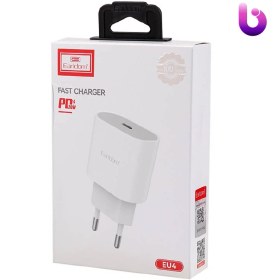 تصویر شارژر دیواری الدرام مدل تایپ سی Earldom ES-EU4 اصلی Earldom EU4 WALL CHARGER