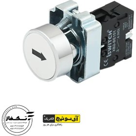 تصویر کلید فشاری استارت علامت دار XB2-BA3341/ BA3351 Ø22mm / 1NOMax.Current:6A