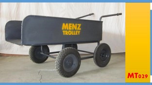 تصویر خرید فرغون ترولی 4 چرخ حمل بار MENZ با کیفیت عالی Buy MENZ 4-wheeled handcarts and trolleys with excellent quality