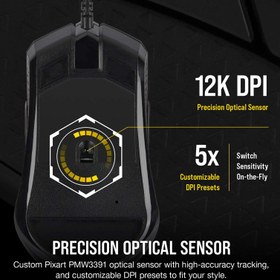 تصویر موس کورسیر Mouse Corsair M55 RGB PRO 