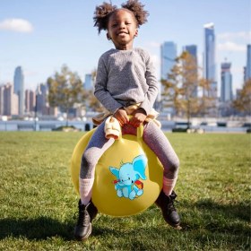 تصویر اسباب بازی توپ بادی پرشی گوش دار کد 110041 