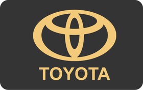 تصویر کارت بانکی فلزی طرح تویوتا - Toyota 