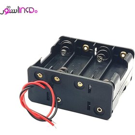 تصویر جا باتری قلمی 8 باتری AA - سیم دار AA 8 batteries holder - wired