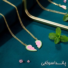 تصویر گردنبند ست یلدایی هندوانه 