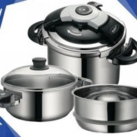 تصویر زودپز مایر 7.5 لیتر مدل Maier MR-2121 Maier MR-2121 Pressure Cooker 7.5L