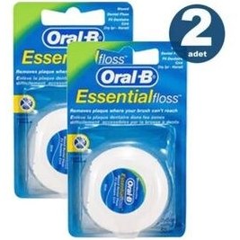 تصویر نخ دندان و خلال ESSENTIAL FLOSSMINT اورجینال Oral-B 