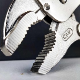 تصویر انبر قفل فک مستقیم مدل آمریکایی 10 اینچ - برند اصلی Hoteche هوتچ (110203) Curved Jaw Locking Plier