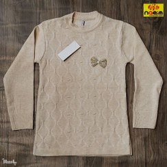 تصویر بافت دخترانه ریز بافت گپ سایز 60 و 55 سنین 8 تا 12 سال پاییزه زمستانی کد 978134 