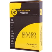 تصویر قفل کتابی کیاآکو KIAAKO 100mm KIAAKO 100mm Padlock