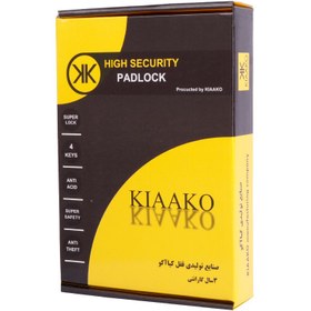 تصویر قفل کتابی کیاآکو KIAAKO 100mm KIAAKO 100mm Padlock