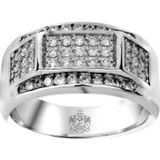 تصویر انگشتر مردانه پلاتین 94125878 