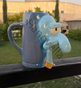 تصویر ماگ اسموتی اختاپوس ماگ سرامیکی دست ساز اختاپوس