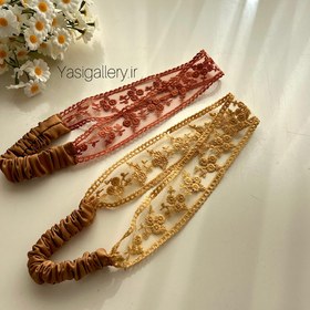 تصویر هدبند توری باریک 