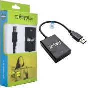 تصویر کابل تبدیل USB-A به HDMI رویال (Royal) مدل RC-111 
