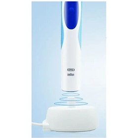 تصویر مسواک برقی اورال بی مدل OralB D12513 Vitality - اصلی - ارسال رایگان - گارانتی اصالت و سلامت کالا - رنگ نارنجی و سبز 