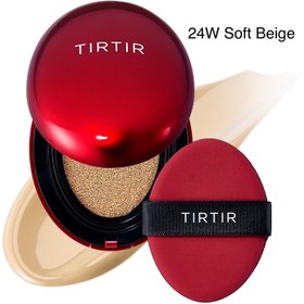 تصویر کوشن قرمز تیر تیر | TIRTIR Mask Fit Red Cushion Foundation - 24W Soft Beige TIRTIR Mask Fit Red Cushion Foundation