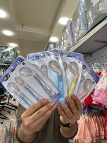 تصویر قاشق سر سیلیکونی چیکو ۳ عددی 