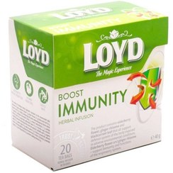 تصویر دمنوش گیاهی تقویت ایمنی بدن لوید 20 عددی ا LOYD Boost Immunity Tea Bags 20Pcs LOYD Boost Immunity Tea Bags 20Pcs