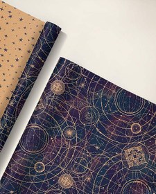 تصویر 3 برگ کاغذ کادو کرافت – 1141 