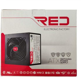 تصویر منبع تغذیه کامپیوتر RED مدل 430W به همراه کابل برق 