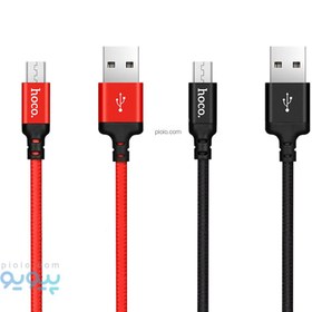 تصویر کابل شارژ microUSB هوکو مدل X14 طول 1 متر hoco X14 charging cable Micro USB for Android