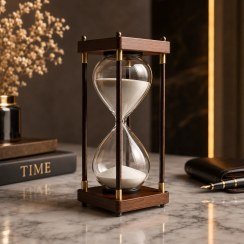 تصویر ساعت شنی مدل کلاسیک 60 دقیقه - یک هدیه هوشمندانه 