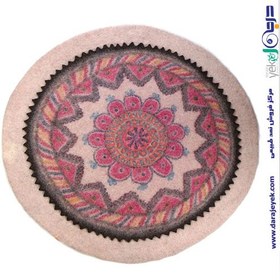 تصویر نمد فرش گرد 120 سانتی 