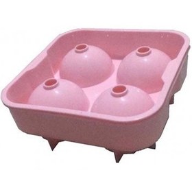 تصویر قالب یخ کروی مدل CRYSTAL CHILL 4 - صورتی 