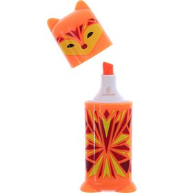تصویر ماژیک علامت گذار فانتزی نارنجی طرح روباه مپد MAPED 