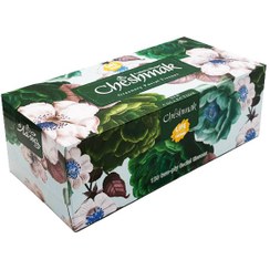 تصویر دستمال کاغذی دو لایه 150 برگ گلخانه چشمک (1عدد) 