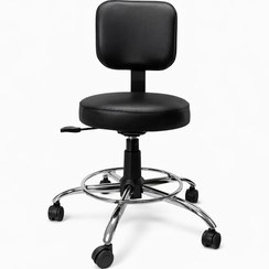 تصویر صندلی تابوره پایه حلقه دار مدل p49 Lab chair