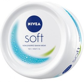 تصویر کرم نرم کننده کاسه ای نیوآ Soft حجم 200 میل Nivea Soft Moisturizing Care Cream 200ml