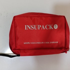 تصویر کیف خنک نگهدارنده انسولین و دارو Insupack به همراه دو پک یخ 