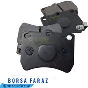 تصویر لنت ترمز جلو پراید پلاس ( بُرسا فراز ) front brake pads plus