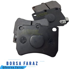 تصویر لنت ترمز جلو پراید پلاس ( بُرسا فراز ) front brake pads plus