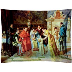 تصویر بالش مدل P2-20723 چند رنگ 