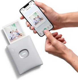 تصویر Fujifilm Instax Square Link Smartphone Printer- Ash White - ارسال 15 الی 20 روز کاری 