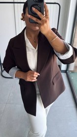 تصویر کت زنانه مدل لاین | Line 