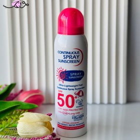 تصویر اسپری ضد آفتاب و روشن کننده SPF50 